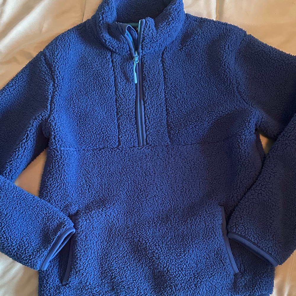 All in Motion Blue and Cream Fleece Bundle Jackets - Picture 2 of 4